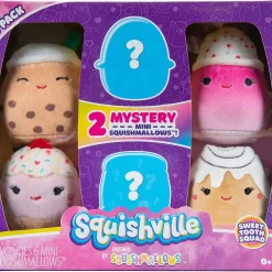 Discount 🔥 Squishmallows Squishville! Sweet Tooth Squad 2-Inch Mini Plush 6-Pack Set 😀