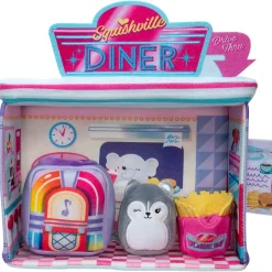 Hot Sale 🌟 Squishmallows Squishville! Darling Diner 2-Inch Mini Plush Playset 🥰 -Cheap Squishmallows Store 191726434818 inset2