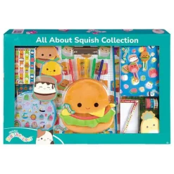 Outlet 🤩 Squishmallows All About Squish Collection Carl the Hamburger Exclusive Stationery Kit 🔥