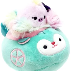 Flash Sale 🧨 Squishmallows Squishville! Elda Ostrich in Carriage 2-Inch Mini Plush 👏