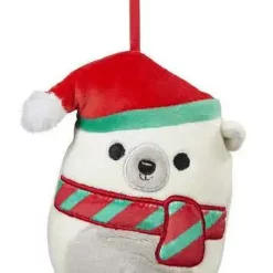 Outlet ✔️ Squishmallows Ornament Brooke Polar Bear Exclusive 4-Inch Plush [Holiday CLASSIC Collection Loose] 👍