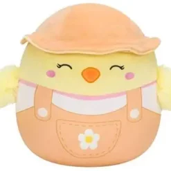 Flash Sale 🤩 Squishmallows Easter Aimee the Chick 12-Inch Plush [Farmer, Orange] ✔️