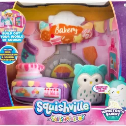 Brand new ❤️ Squishmallows Squishville! Winston's Bakery 2-Inch Mini Plush Playset 😉