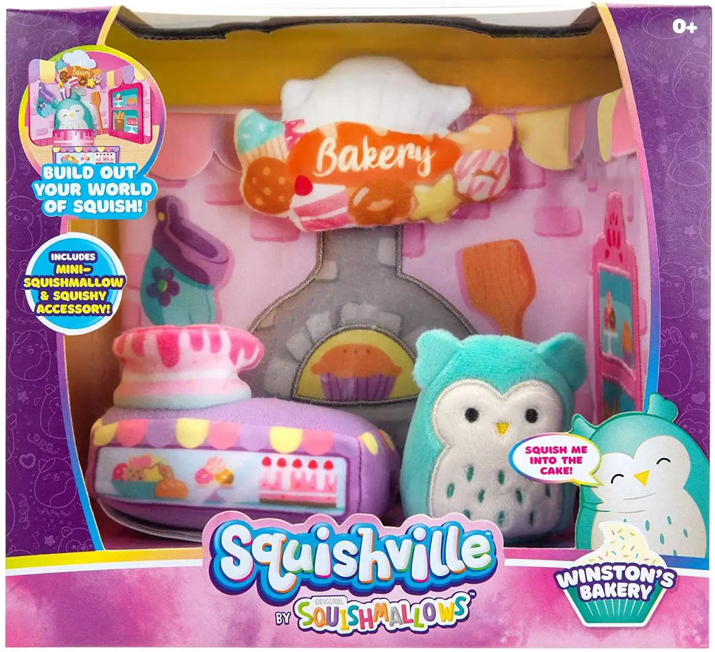 Brand new โค๏ธ Squishmallows Squishville! Winston's Bakery 2-Inch Mini Plush Playset ๐ 3 Brand new โค๏ธ Squishmallows Squishville! Winston's Bakery 2-Inch Mini Plush Playset ๐