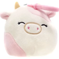 Buy ⭐ Squishmallows Caedyn the Cow 4-Inch Plush Hanger 👍