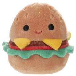 Budget 🎁 Squishmallows Squishville! Carl the Hamburger 2-Inch Mini Plush 👏