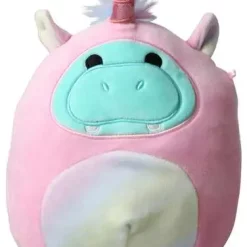 Budget 👏 Squishmallows Costume Squad Hank the Hippo 7-Inch Plush [Unicorn Costume] ⌛