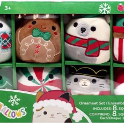 Outlet 🛒 Squishmallows Ornament Holiday CLASSIC Collection Exclusive 4-Inch Plush 8-Pack Set 🔥