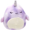 Buy 😉 Squishmallows Sealife Squad Nabila the Narwhal 5-Inch Plush [Eyes Closed] 😀 -Cheap Squishmallows Store squishmallownabilanar5