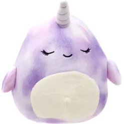 Buy 😉 Squishmallows Sealife Squad Nabila the Narwhal 5-Inch Plush [Eyes Closed] 😀