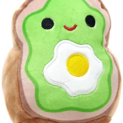 Cheapest 🥰 Squishmallows Food Squad Sinclair the Avocado Toast 5-Inch Plush [with Egg] ✨