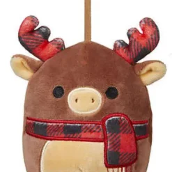 Best Pirce 🎉 Squishmallows Ornament Alfred the Reindeer Exclusive 4-Inch Plush [Holiday WINTER Collection Loose] 🔥