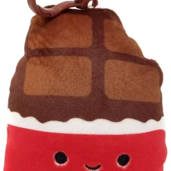 New 🎁 Squishmallows Paulton the Chocolate Bar 4-Inch Plush Hanger 🔥