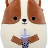 Best deal 🔥 Squishmallows Regina the Corgi 9-Inch Plush [with Boba] 😀 -Cheap Squishmallows Store squishreginaboba