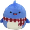 Budget ❤️ Squishmallows Rey the Shark 8-Inch Plush [with Scarf] 🔔 -Cheap Squishmallows Store squishreyscarf8