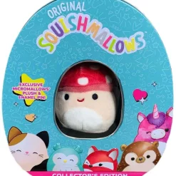 Best Pirce 🔔 Squishmallows Series 1 Trading Cards Malcolm the Mushroom Collector Tin 🤩