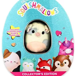 Best deal ✨ Squishmallows Series 1 Trading Cards Rosie the Pig Collector Tin 🛒