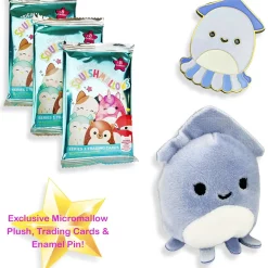 Best reviews of ✔️ Squishmallows Series 1 Trading Cards Stacy the Squid Collector Tin 😉 -Cheap Squishmallows Store squishtinstacy inset1