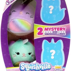 Best reviews of 🤩 Squishmallows Squishville! Caticorn Squad 2-Inch Mini Plush 4-Pack Set 👍