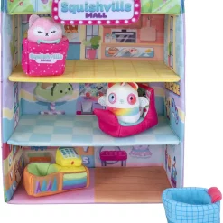 Outlet 🔥 Squishmallows Squishville! Squishville Mall 2-Inch Mini Plush Playset [Version 1] 😀 -Cheap Squishmallows Store squishvillemall inset2