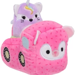Promo 🤩 Squishmallows Squishville! Foxicorn & Vehicle 2-Inch Mini Plush 😍
